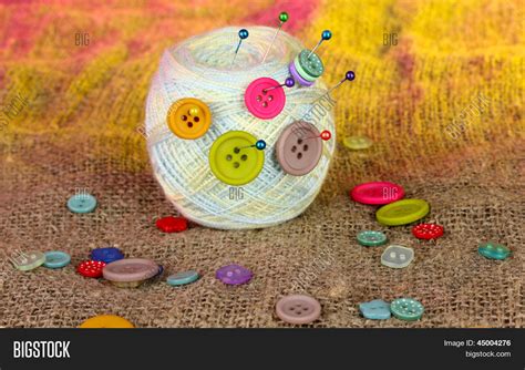 Ball Thread Buttons On Image And Photo Free Trial Bigstock