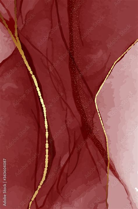 Resin Art Dark Red Marsala Abstract Background Elegant Boho Rustic