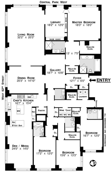 Kuala lumpur sentral (kl sentral) or stesen sentral kuala lumpur is the a malaysia's largest transit hub in kuala floor layouts. 15 Central Park West | Luxurious Apartments | Pinterest ...