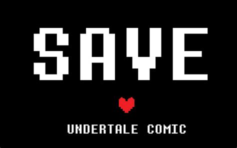Save Undertale Comic Cover By Skydixie On Deviantart