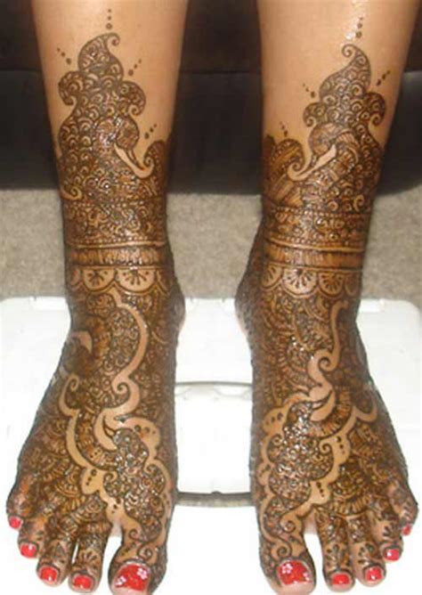 The Fashion Time Wedding Mehndi Designs For Legs