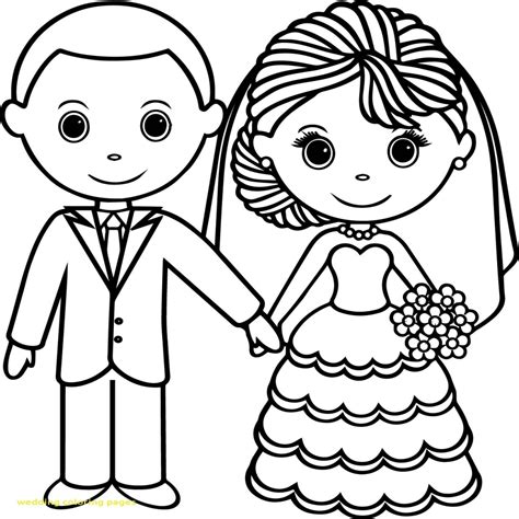 Wedding Couple Coloring Pages At Getdrawings Free Download