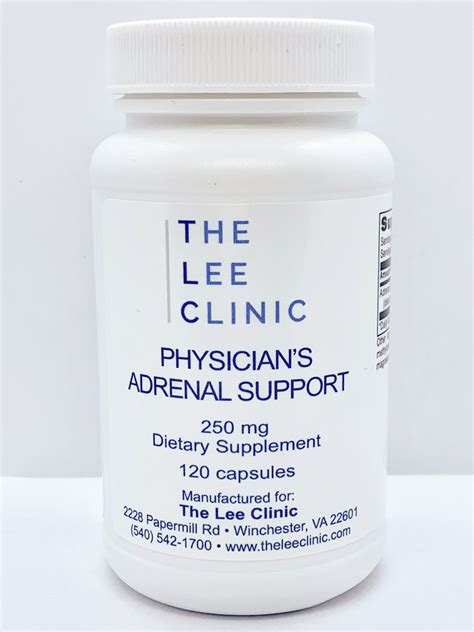 tlc physician s adrenal support the lee clinic