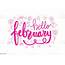 Hello February Hand Lettering Stock Illustration  Download Image Now
