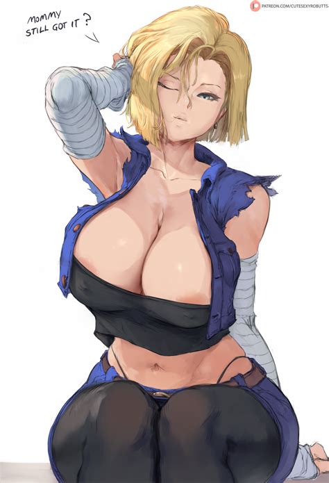 Android 18 Mommy By Cutesexyrobutts Hentai Foundry