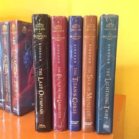 Percy Jackson First Edition Covers 2345 Hardcover By Rick Riordan