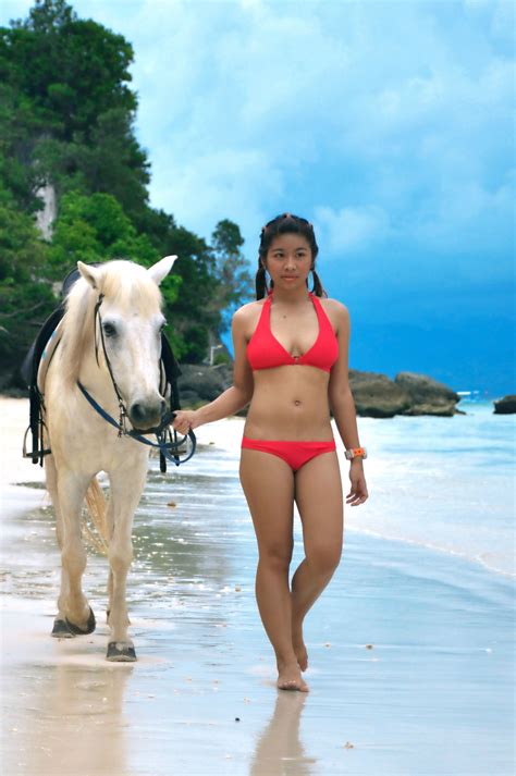 Girls Of Boracay Island Play Boracay Island String Bikini H Min