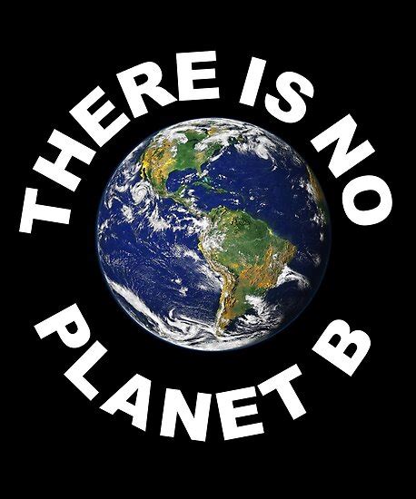 There Is No Planet B Save Earth Posters By Trendy Tees Redbubble