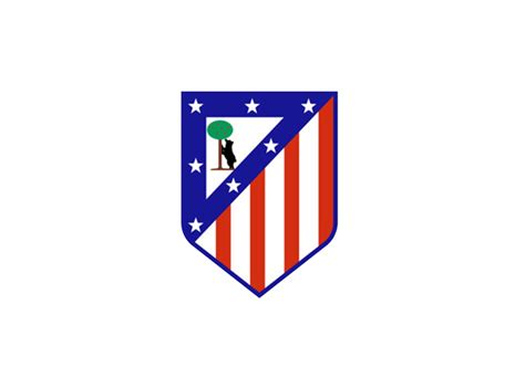 Escudo sin fondo del Atletico de Madrid - España. gambar png