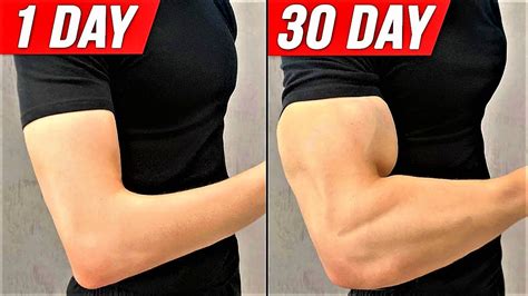 6 Best Exercises Get Bigger Arms In 30 Days Home Workout Youtube