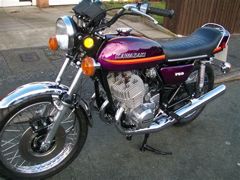 It's still a blast to ride. Restored Kawasaki H2 750 - 1973 Photographs at Classic ...