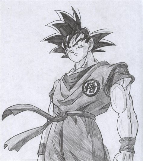 Goku Anime Drawing