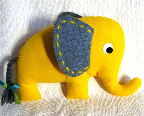 Felt Elephant Sewing Pattern Pdf Instant Download Etsy Australia