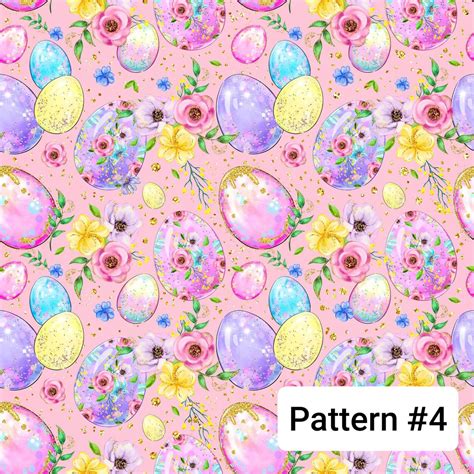 Easter Cotton Fabric By The Yard Easter Quilt Cotton Easter Etsy