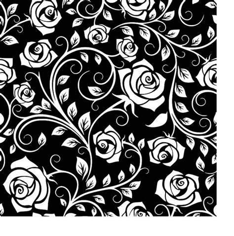 Rose Pattern Solid Background Svg Cutting File Etsy