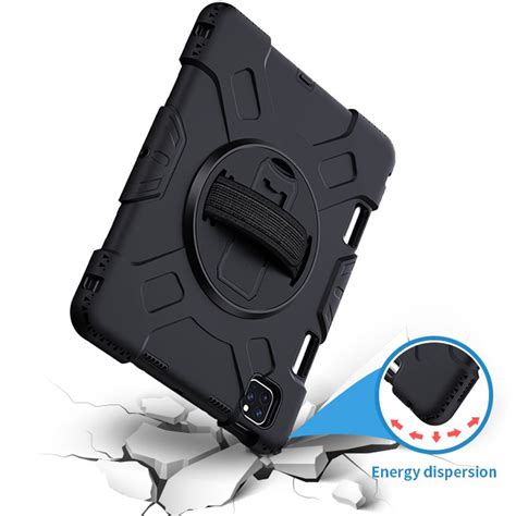 Dual Armour Hand Strap Shockproof Case For Apple Ipad Pro 11 Inch
