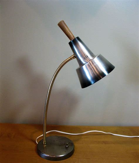 Gooseneck Desk Lamp Mid Century Lamp Mid Mod Office Lamp Working