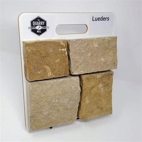 Lueders Classic Sawn Height Limestone Real Thin Veneer Quarry Mill