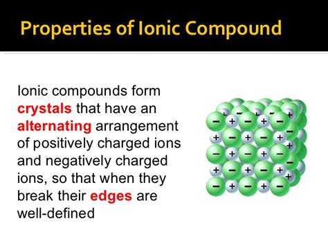 What Are The Properties Of Ionic Compound Slidesharedocs