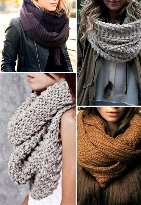 Trend Fall Winter Looks With Knit Scarves Celebrity