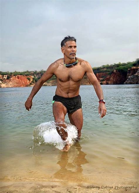 Shirtless Bollywood Men Milind Soman