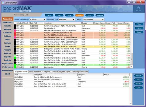 Travelsmate car rental booking software allows car renters to manage bookings on a central booking it generates predesigned rental contracts. LandlordMax Property Management Software: Screenshots