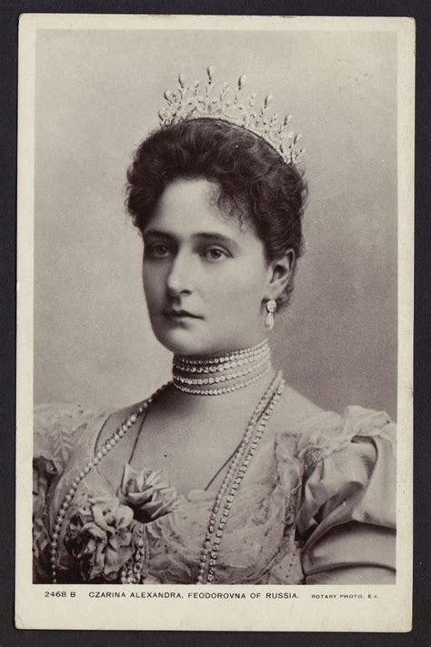 Czarina Alexandra Of Russia Postcard Alexandra Feodorovna Alix