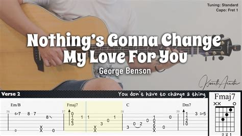Nothings Gonna Change My Love For You George Benson Fingerstyle