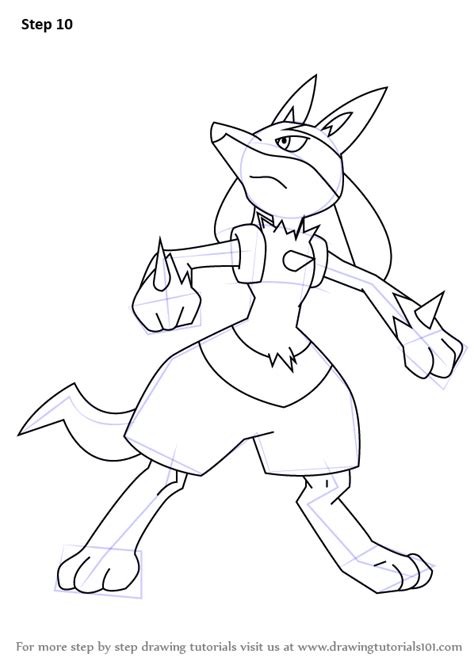 Print out and color this lucario pokemon coloring page and decorate your room with your lovely coloring pages from. Learn How to Draw Lucario from Pokemon (Pokemon) Step by ...