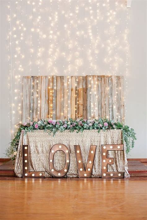 27 Cool Sweetheart Wedding Table Backdrops To Try Crazyforus