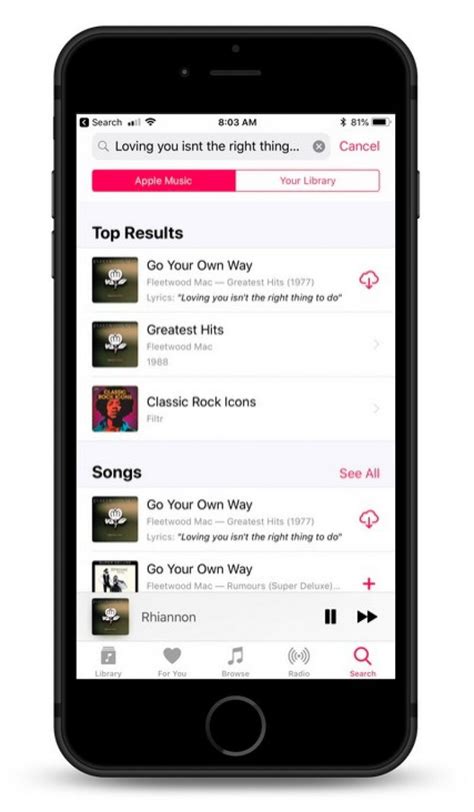 Ios 12 Beta Lets Apple Music Subscribers Search For Some Songs Using