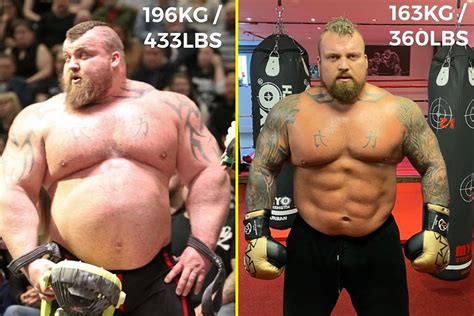 Eddie Hall Shows Off Impressive Body Transformation Ahead Of Boxing Match With Hafthor The