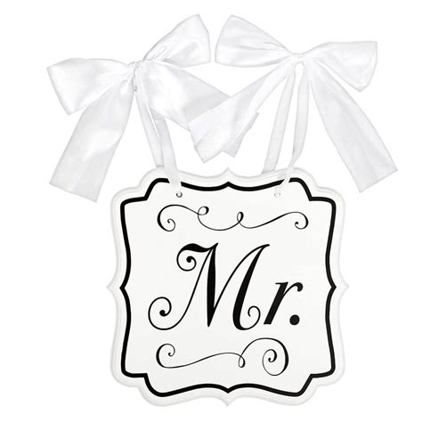 chair sign mr 9 3 8 x 9 1 2 in white party expert