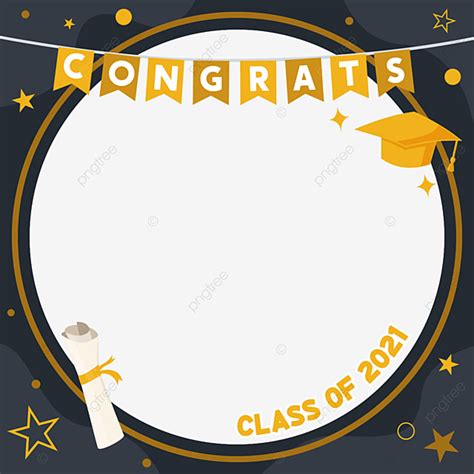 Twibbon Of 2021 Class Graduation Twibbon Graduation 2021 Png And