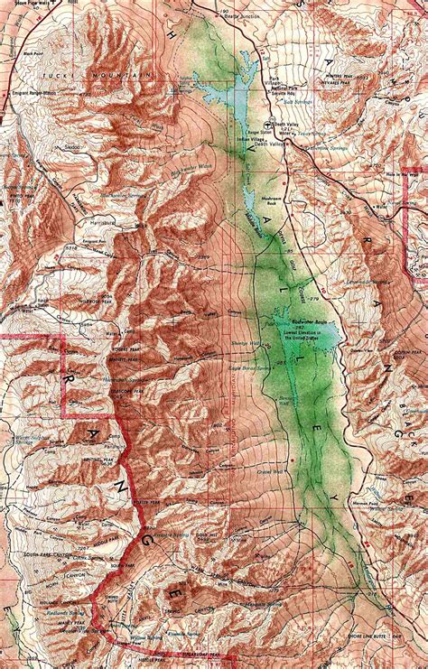 Map Of Death Valley Nationalpark Online Maps And