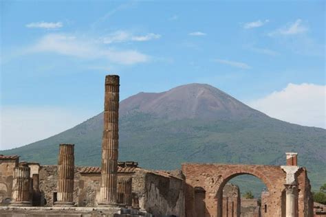 mount vesuvius erupted burying the roman cities of pompeii and herculaneum in volcanic ash an