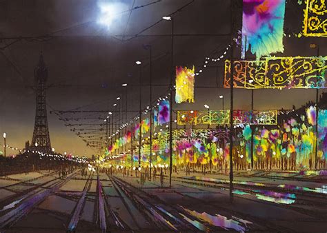 Getting to blackpool illuminations planning to come to the blackpool illuminations? Giclee Prints - Janet Kenyon Fine Art