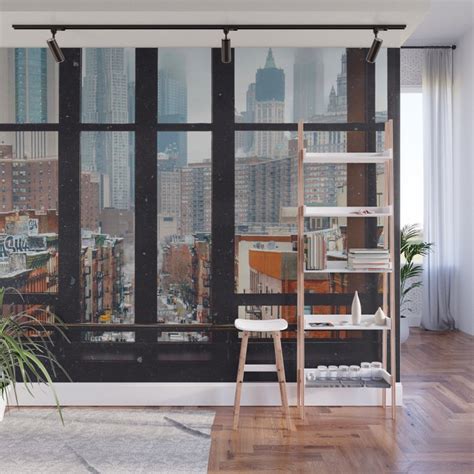 New York City Window Wall Mural By Photography By Anthony Londer Society6