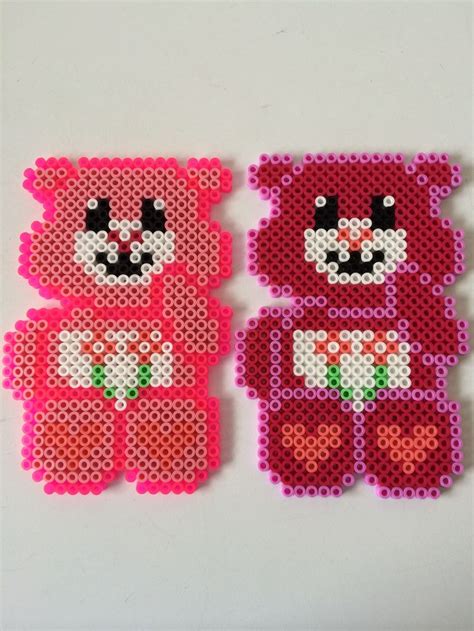 Care Bears Hama Perler Beads By Louise Nielsen Hamma Beads Ideas