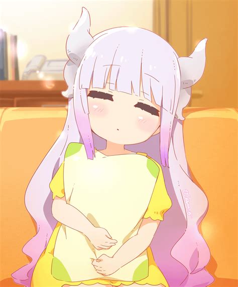 Sleepy Kanna Dragon Maid Rawwnime