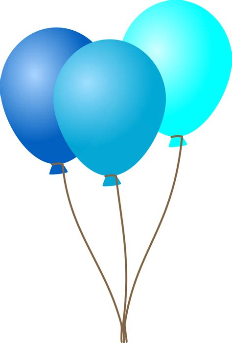 Blue Balloons Png Isolated Pic Png Mart