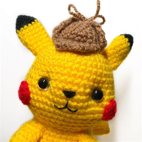 Pattern Pikachu Amigurumi Pikachu Crochet Pattern Detective Pikachu