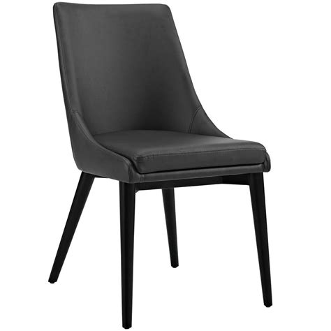 Modern Contemporary Urban Design Kitchen Room Dining Chair Black Faux