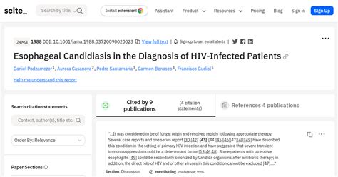 Esophageal Candidiasis In The Diagnosis Of Hiv Infected Patients