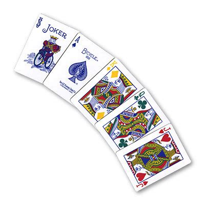Bicycle playing cards is a brand of playing cards. Multicolored Bicycle Deck by US Playing Card Company