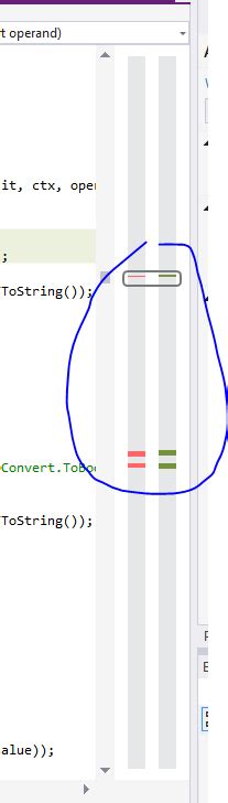 Visual Studio Compare View ScrollBar Stack Overflow