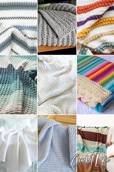 11 Beautiful Single And Double Crochet Blanket Patterns (2022)