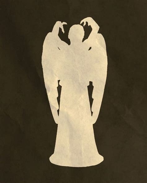 Weeping Angel Silhouette Dr Who Doctor Who Pinterest