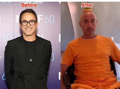 Robert Downey Jr Let His 2 Kids Shave His Head For An Upcoming Project