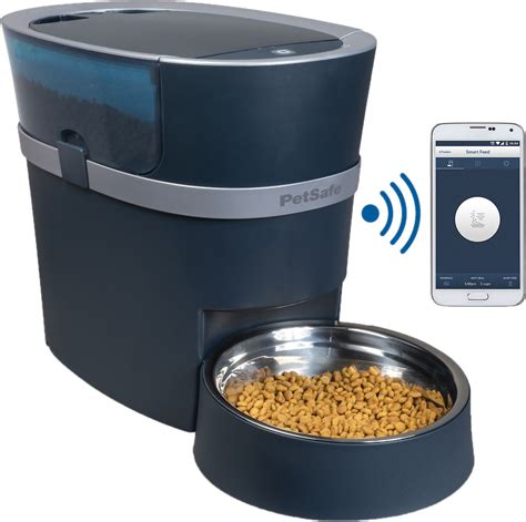 Looking for a great automatic pet feeder or food dispenser? PetSafe Smart Feed Automatic Pet Feeder for iPhone ...